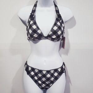 Betsey Johnson NWT size LARGE Patty Cakes Bikini
